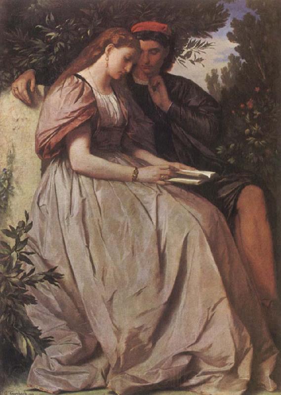 Anselm Feuerbach Paolo and Francesca France oil painting art